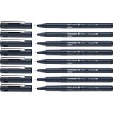 Schneider Schnıder Pıctus Teknik Çizim Kalemi 8 Li Blister 197598 - Çok Renkli - Standart