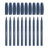 Schneider Topball 857 0.6 Uç 10'lu Set Mavi Roller Pen