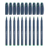 Schneider Topball 857 0.6 Uç 10'lu Set Yeşil Roller Pen