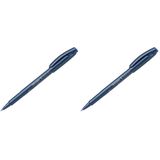Schneider Topball 857 Konik Uçlu Roller Kalem, 0,6 mm, Mavi (2 paketi)