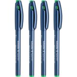 Schneıder Topball 857 Konik Uçlu Roller Kalem 0,6 mm Yeşil ( 4 Adet ) - Uç Kalınlığı