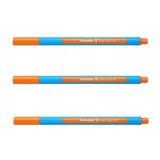 SCHNEIDER TÜKENMEZ KALEM SLIDER EDGE TURUNCU 152206 ( 3 Adet )