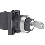 Schneider XA2-EG21 Siyah 0-1 1NA Kilitli Mandal Buton