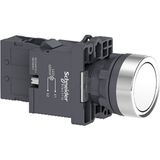 Schneider XA2-EW31M1 220VAC-DC Işıklı Yaylı Beyaz Buton