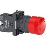 Schneıder XA2ES442 22MM Kırmızı Acil Stop Buton Plastik Mantar