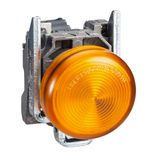 Schneider XB4-BV65 Metal Turuncu Sinyal Lambası
