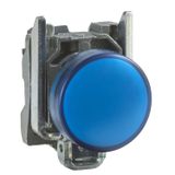 Schneider XB4-BVM6 230VAC Korumalı Ledli Mavi Sinyal Lambası