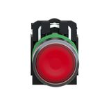 Schneider XB4-BW34B5 Korumalı Ledli Işıklı Kırmızı Buton