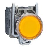 Schneider XB4-BW35M5 Korumalı Ledli Işıklı Sarı Buton