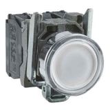 Schneider XB4BW31B5 Beyaz 22 mm 24 Volt AC-DC Işıklı Yaylı Buton