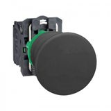 Schneider XB5-AC21 1NK 40 mm Siyah Mantar Kafalı Yaylı Buton