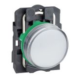 Schneider XB5-AVB1 24V Beyaz Dahili Korumalı Ledli Sinyal Lambası