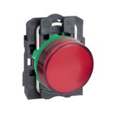 Schneider XB5-AVB4 24V Kırmızı Dahili Korumalı Ledli Sinyal Lambası