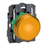 Schneider XB5-AVB5 24V Sarı Dahili Korumalı Ledli Sinyal Lambası