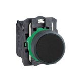 Schneider XB5AA21 22 mm Yaylı Siyah Kumanda Butonu Plastik