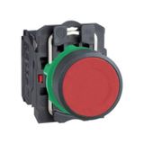 Schneider XB5AA42 22 mm Yaylı Kırmızı Kumanda Butonu Plastik