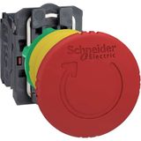 Schneıder Xb5as8444 Xb5as8444 40mm 2nk Kırmızı Mantar Acil Stop Butonu