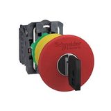Schneider XB5AS9445 1NA+1NK Kırmızı Acil Durdurma Butonu