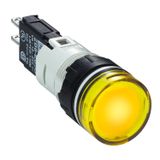 Schneider XB6AV5BB 24V Sarı Ledli Kumanda Butonu
