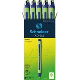 Schneider Xpress 0,8 Mm Fiber Uçlu Kalem 10'Lu Kutu Mavi Kalıcı Yazım İçin İdeal