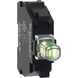 Schneider ZBVM1 22 mm 230/240V Vida Kelepçeli Terminalli Beyaz Işık Bloğu