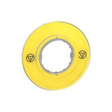 Schneider ZBY9121 Acil Stoplu Buton için 60 mm Sarı İşaretsiz Etiket Tutucu