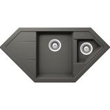 Schock Signus C-150 Silverstone Granit Eviye Koyu Gri (1002X500 Mm)