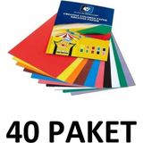 Schoeller Shammer 40 Paket Karışık Renkli Elişi Kağıdı A4 10LU