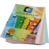 Schoellershammer Alex Fotokopi Kağıdı Renkli A4 80 Gr.karışık Renk 50'li