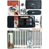 Schoellershammer Drawing 180 gr A5 20 Yp Dereceli Kurşun Kalem Cretacolor 6'lı Aquarell Kalemlik Set