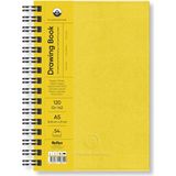 Schoellershammer Drawing Pad Sert Kapak Eskiz Çizim Defteri 120 Gr. A5 54 Yaprak Sarı