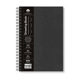 Schoellershammer Schoellershammer Drawing Book Sert Kapak Spiralli Eskiz Defteri 120 gr A4 54 yp Black
