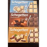 Schogetten Alman Çikolata 3 Çeşit 10 Gr Farklı Renklerde