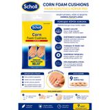 Scholl Corn Foam Cushions Nasır Koruyucu Köpük Ped 9 Adet - Basınç ve Sürtünme Azaltıcı