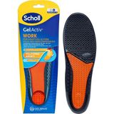 Scholl Gelactiv Work Erkek Ortopedik İç Tabanlık - Darbe Emici Jel Dolgu 35,5-40,5 Renkli