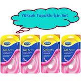 Scholl Jel Formunda Yüksek Topuklu Ayakabılar Için Tabanlık*4 Adet