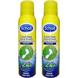 Scholl Koku Önleyici Ayak Spreyi 150 ml 2'li Avantaj Paketi Ferah ve Kuru Ayaklar İçin Etkili Koruma