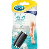 Scholl Velvet Smooth Çok Sert Deriler İçin 2'li Yedek Başlik Seti Elmas Taneleri İle - 2 Adet Çok Sert Elmas Taneli Yedek Başlık