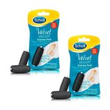 Scholl Velvet Smooth Orta Sert Deriler İçin 2'li Yedek Başlık Seti 2x2'li Set
