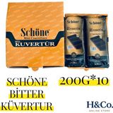 Schöne Profesyonel Mini Bitter Kuvertur 200GR*10 - 2 kg