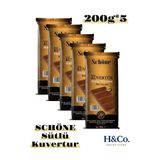 Schöne Profesyonel Mini Sütlü Kuvertur 200GR*5