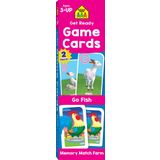 School Zone - Get Ready Oyun Kartları Go Fish & Memory Match Çiftlik 2'li Paket - Yaş 3 ve Üstü, Alfabe, ABC, Büyük ve Küçük Harfler, Eşleştirme, Bellek ve Daha Fazlası