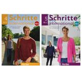 Schritte International Neu 4 ( A2.2 ) + Schritte International Neu 5 ( B1.1 ) Kurs Und Arbeitsbuch + Ar Teknolojisi Ile Kolay Öğrenme