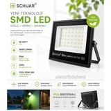Schuar 50W Yeşil Led Projektör Smd Ip65 3600Lm (50 Watt 220 Volt)