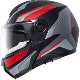 Schuberth Concept Çene Açılır Motosiklet Kaskı Tracer Red - Çok Renkli