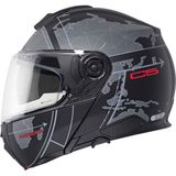 Schuberth Schubert C5 Globe Black Çene Açılır Motosiklet Kask - Siyah