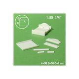 Schulcz 55-9002 1:50 Maket Çift Kişilik Yatak