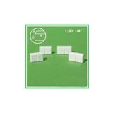 Schulcz 553320 1/50 Ofis Dolap-2 Kapaklı-Küçük-Beyaz -5 Ad
