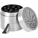 Schullz Üst Düzey Kaliteli Çelik Herbal Öğütücü Grinder Mıknatıslı Kapak 4 Katmanlı Yapı 4 cm Çap Cepte Taşınabilir