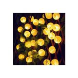 Schulzz 20 Led 3 Metre Güneş Enerjili Japon Feneri 8 Mod Led Bahçe Teras Balkon Ağaç Solar Aydınlatma